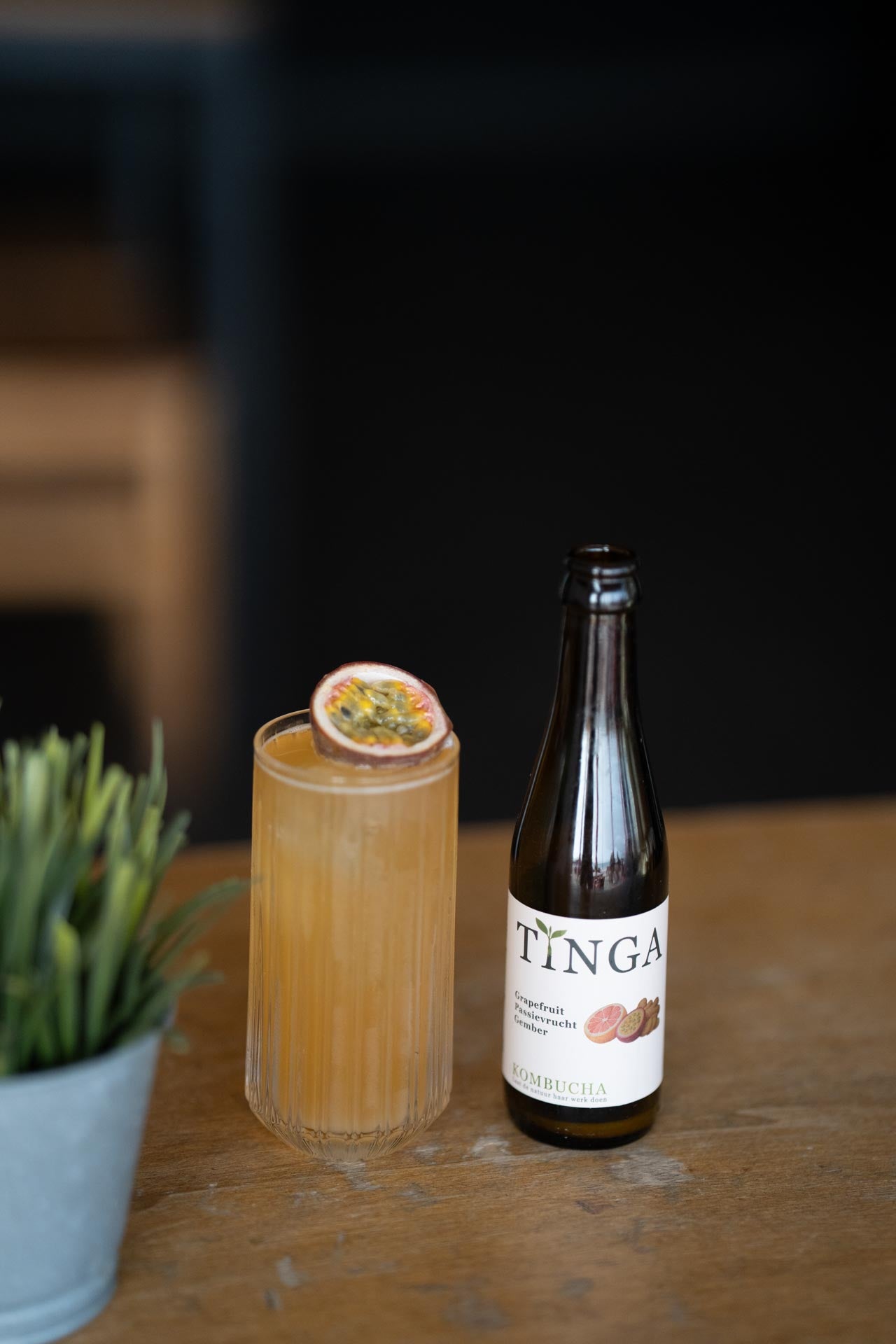 Kombucha - Grapefruit, Passievrucht & Gember