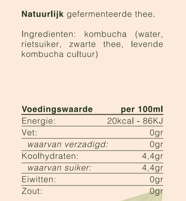Kombucha - Naturel
