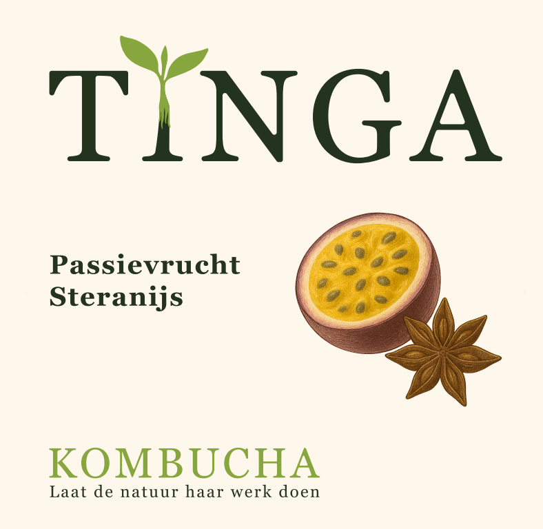 Kombucha - Passievrucht & Steranijs